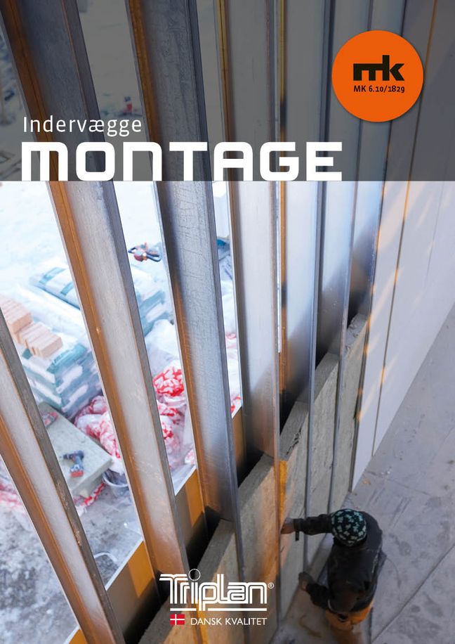 Montagevejledning lette indervægge | Triplan