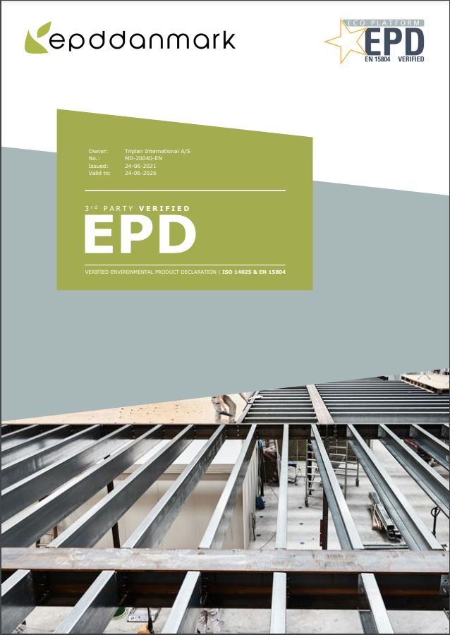 EPD | Stålprofiler Triplan