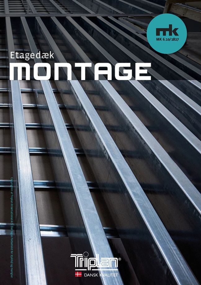 Montagevejledning lette etagedæk | Triplan