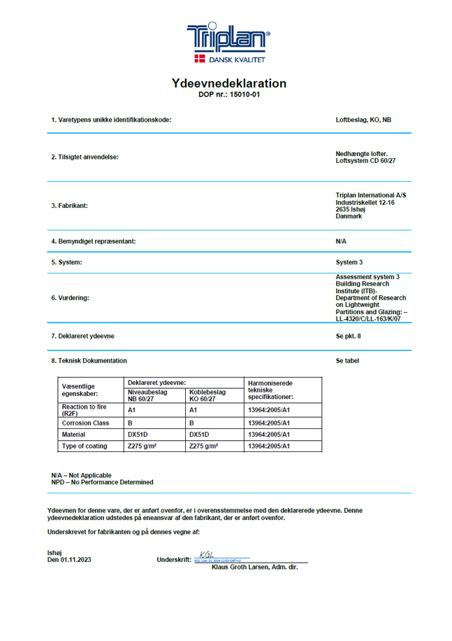 DoP - Loftbeslag KO og NB | Triplan 